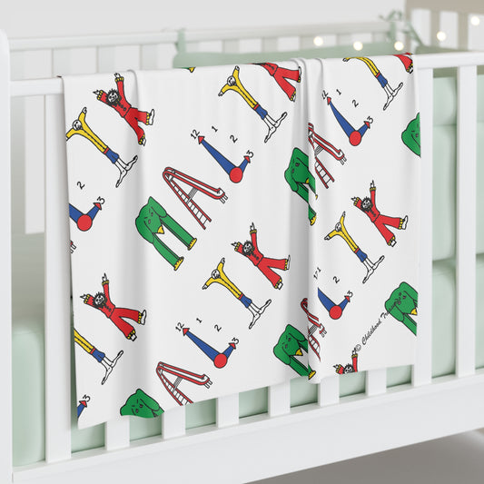 Personalized Baby Swaddle Blanket - Original Alphabet - Childhood Treasures