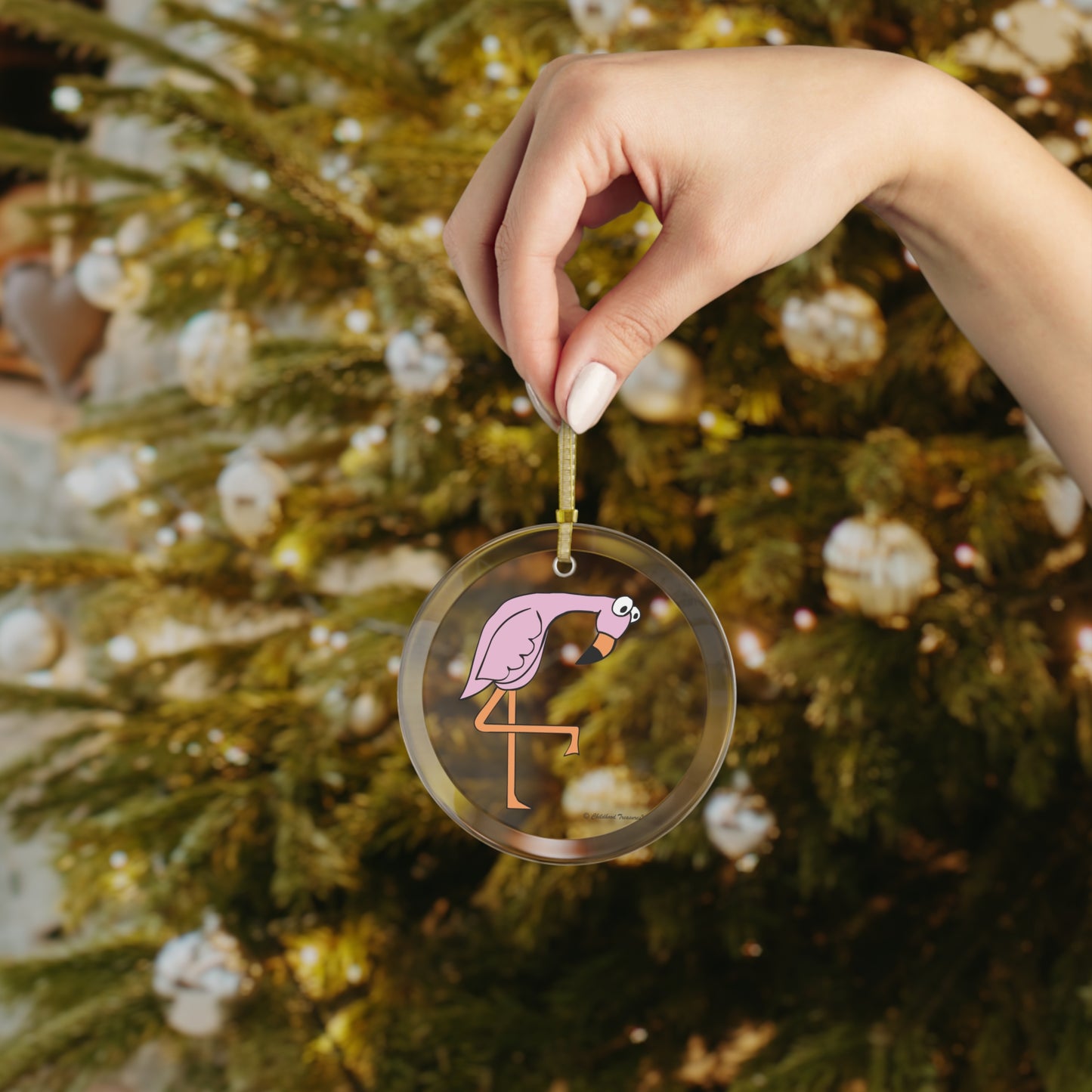 Personalized Glass Ornament - Animal Alphabet - Childhood Treasures