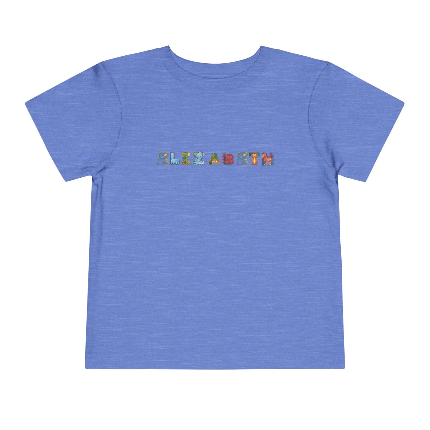 Personalized Toddler Short Sleeve Tee - Animal Alphabet - Childhood Treasures