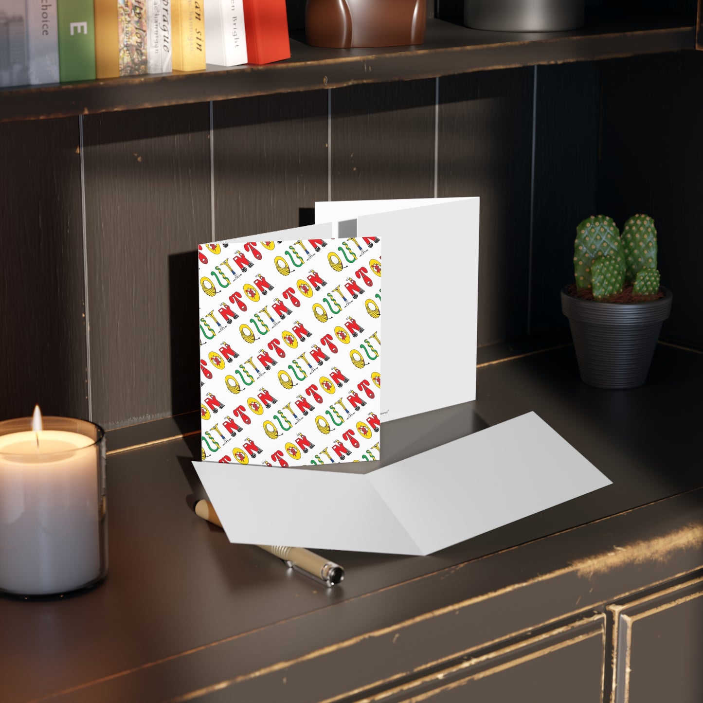 Personalized Greeting cards (16) - Original Alphabet - Childhood Treasures