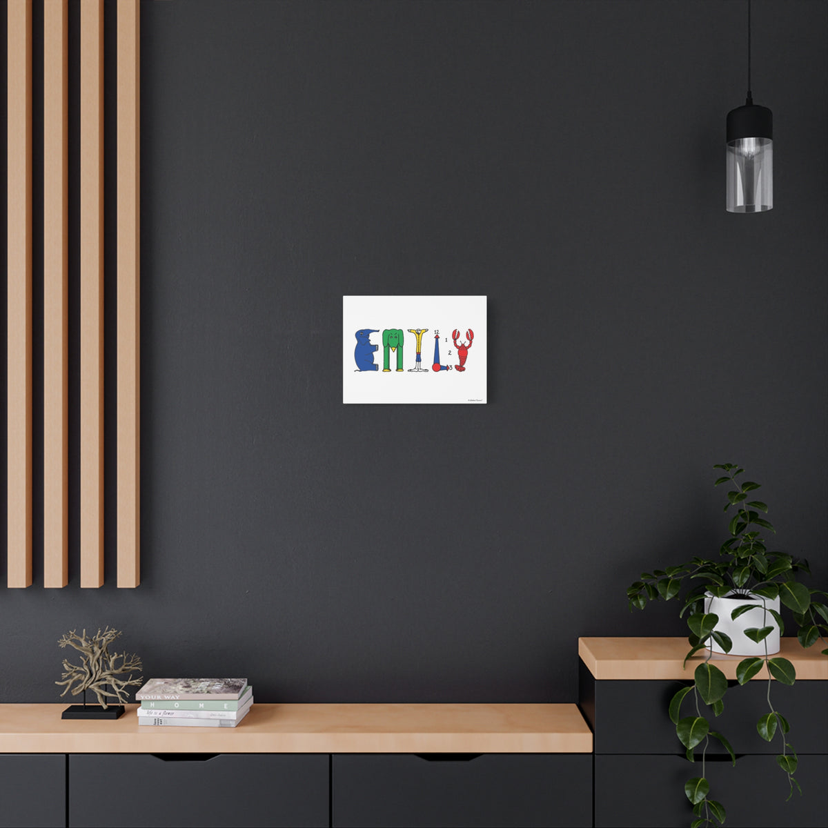 Personalized Canvas Art - Original Alphabet