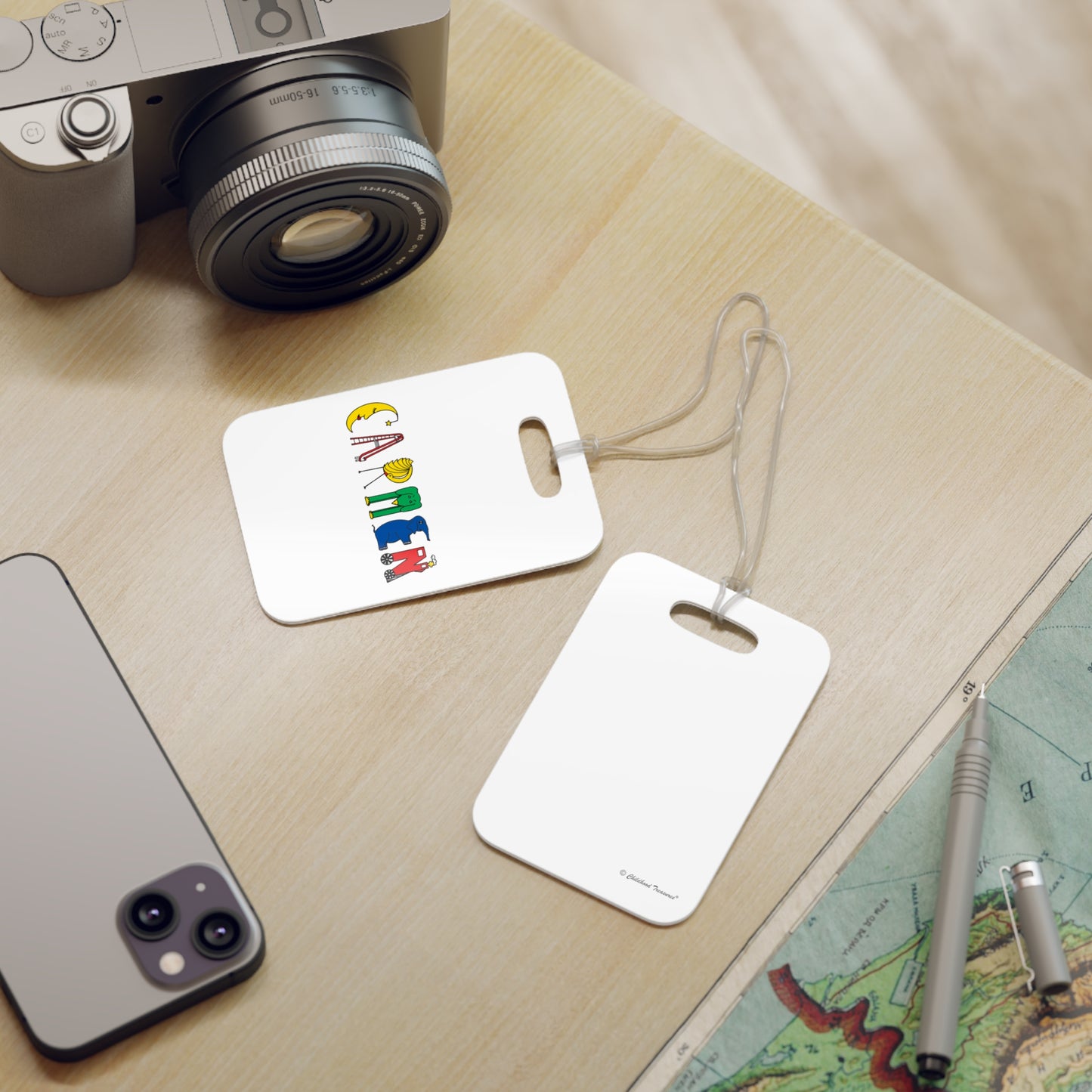 Personalized Luggage Tags - Original Alphabet - Childhood Treasures