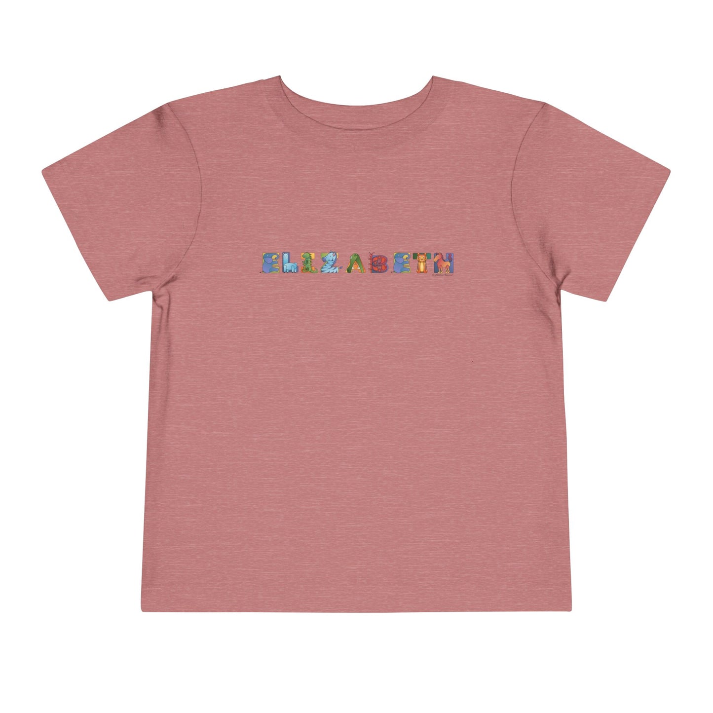 Personalized Toddler Short Sleeve Tee - Animal Alphabet - Childhood Treasures