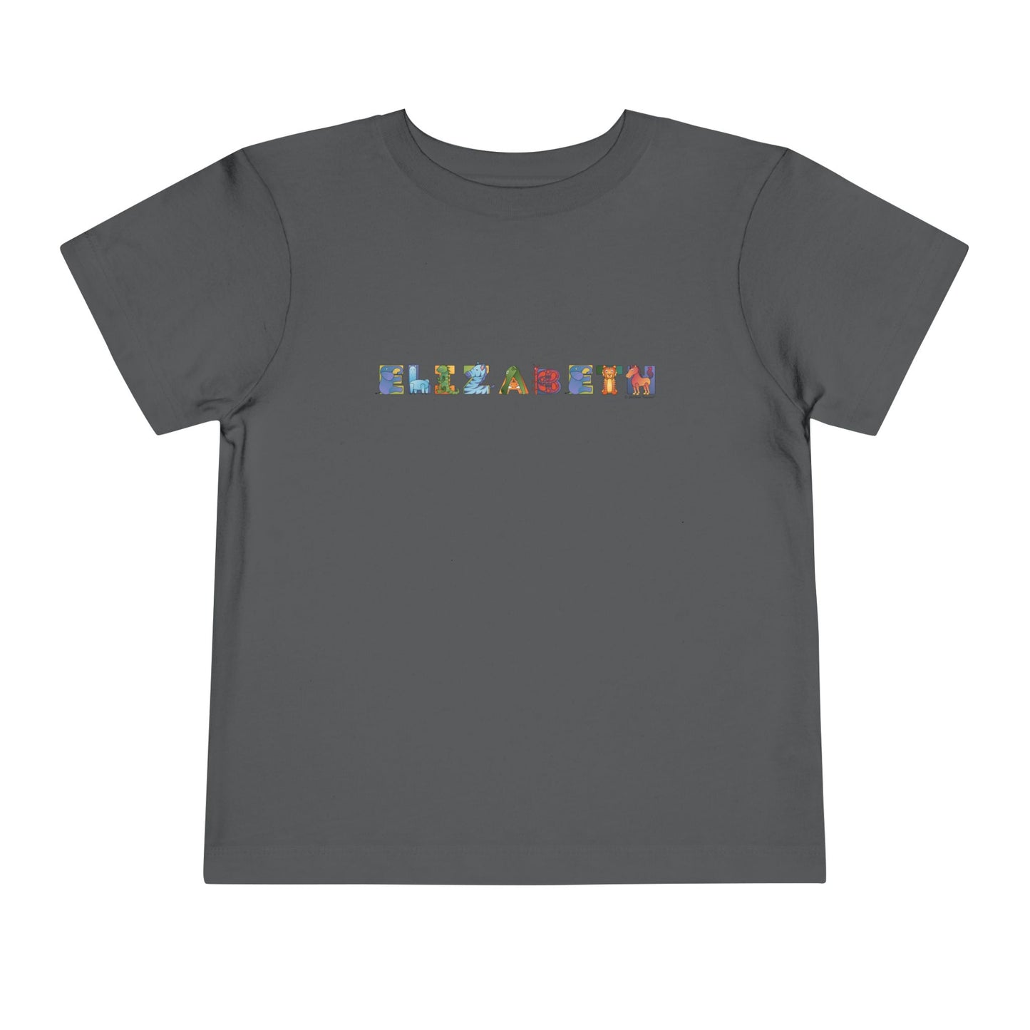 Personalized Toddler Short Sleeve Tee - Animal Alphabet - Childhood Treasures