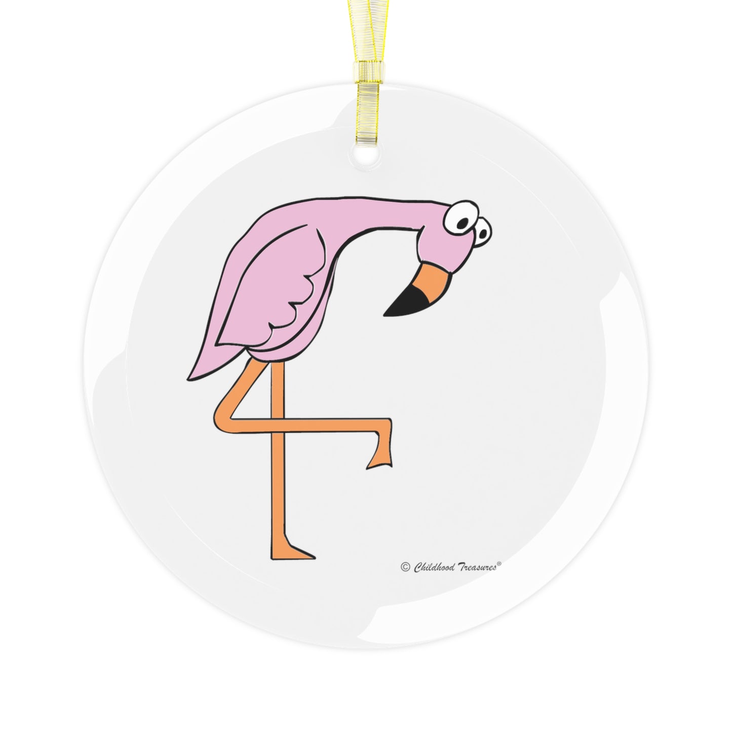 Personalized Glass Ornament - Animal Alphabet - Childhood Treasures