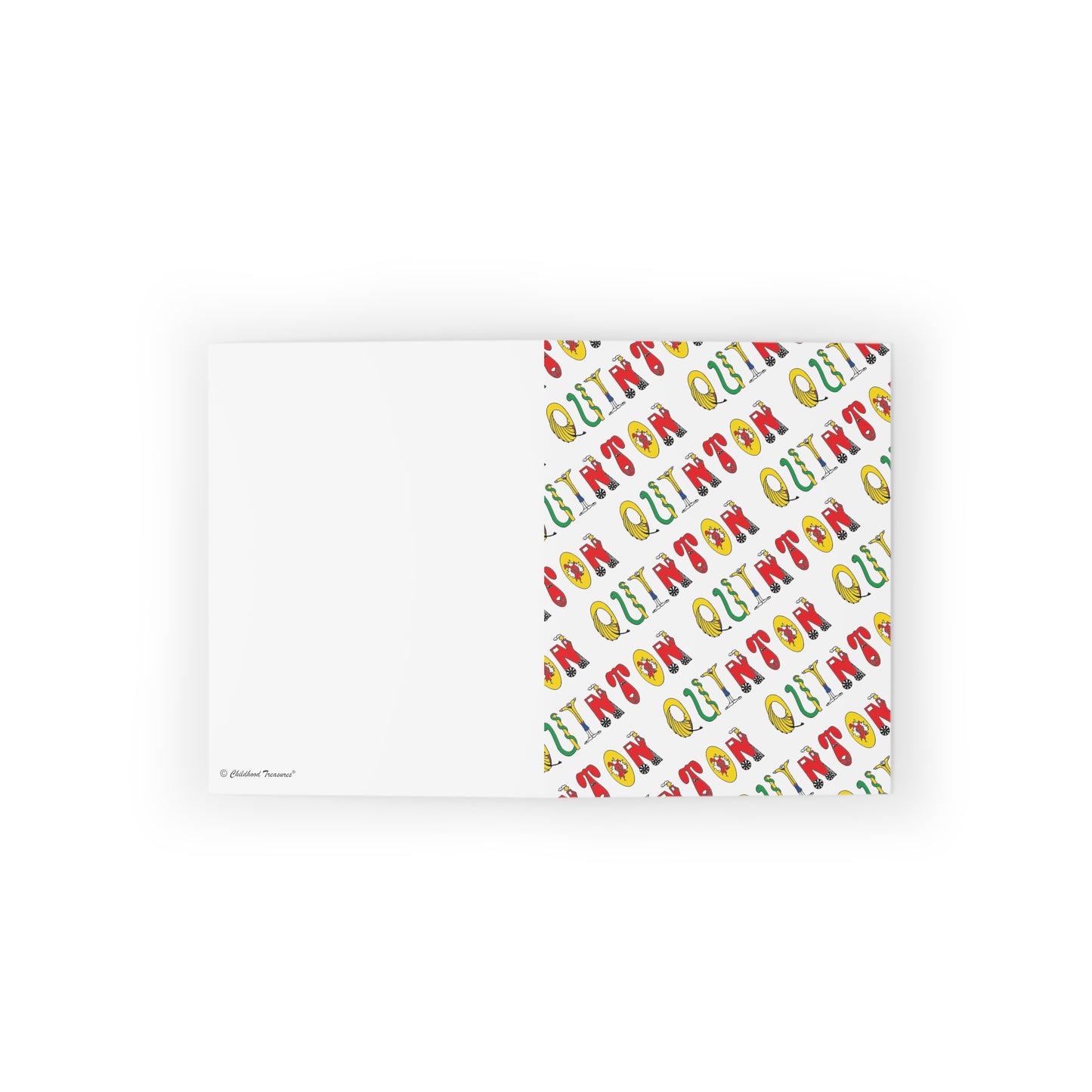 Personalized Greeting cards (16) - Original Alphabet - Childhood Treasures