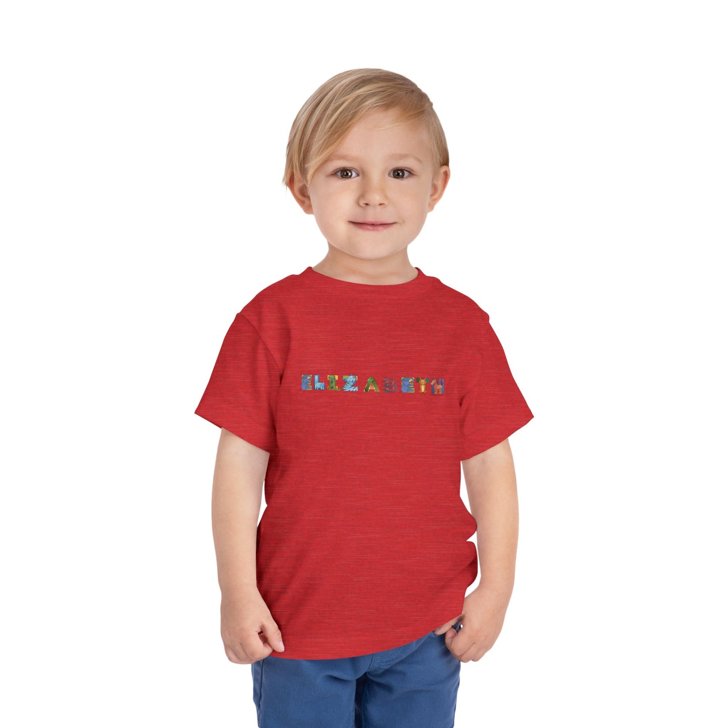 Personalized Toddler Short Sleeve Tee - Animal Alphabet - Childhood Treasures