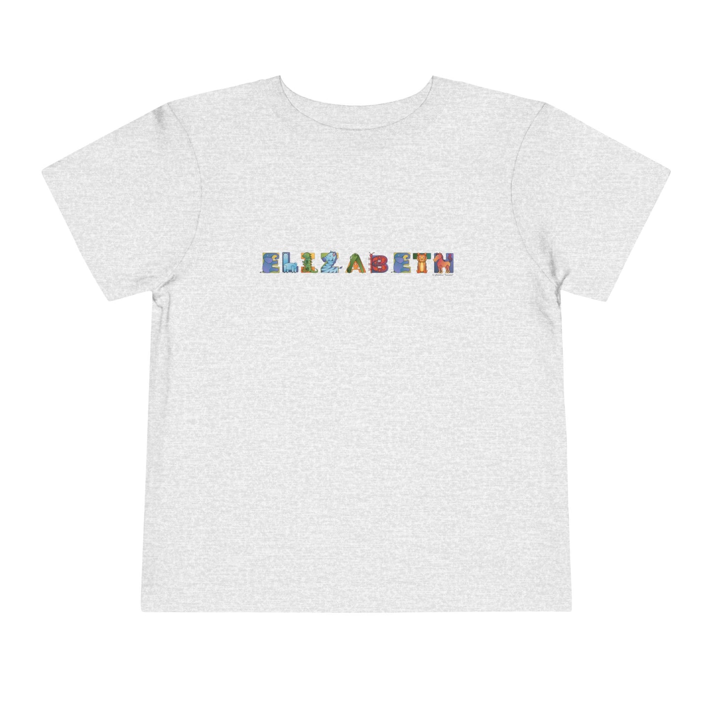 Personalized Toddler Short Sleeve Tee - Animal Alphabet - Childhood Treasures