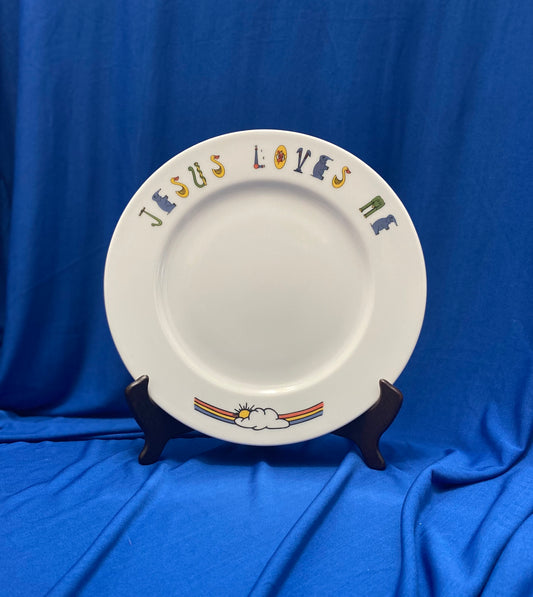 Jesus Loves Me with Rainbow