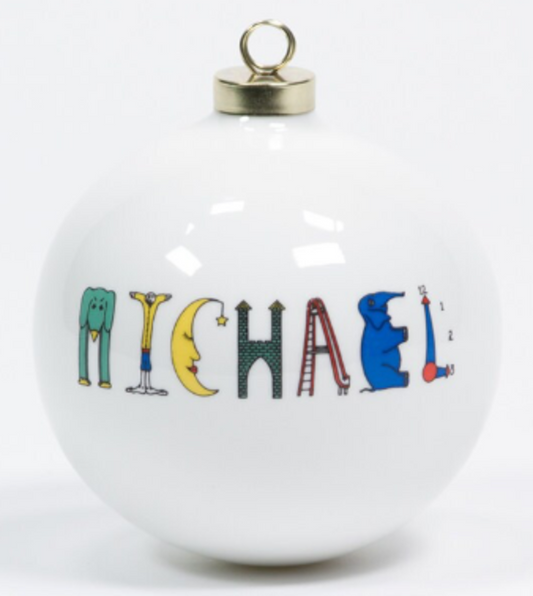 Personalized Children's Large Ornament, 3.5" diameter