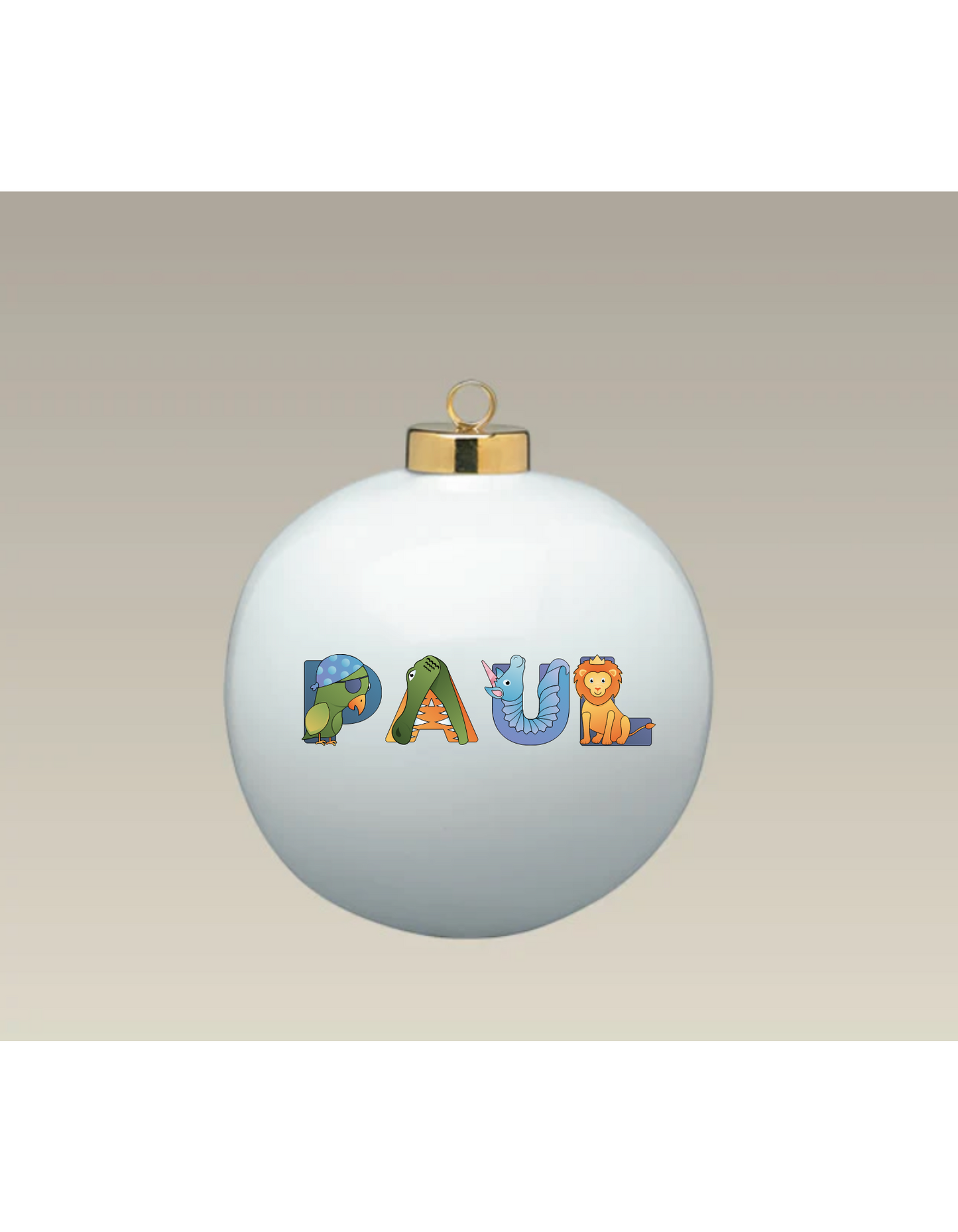 Personalized Children's Original Ornament, 2.5" diameter