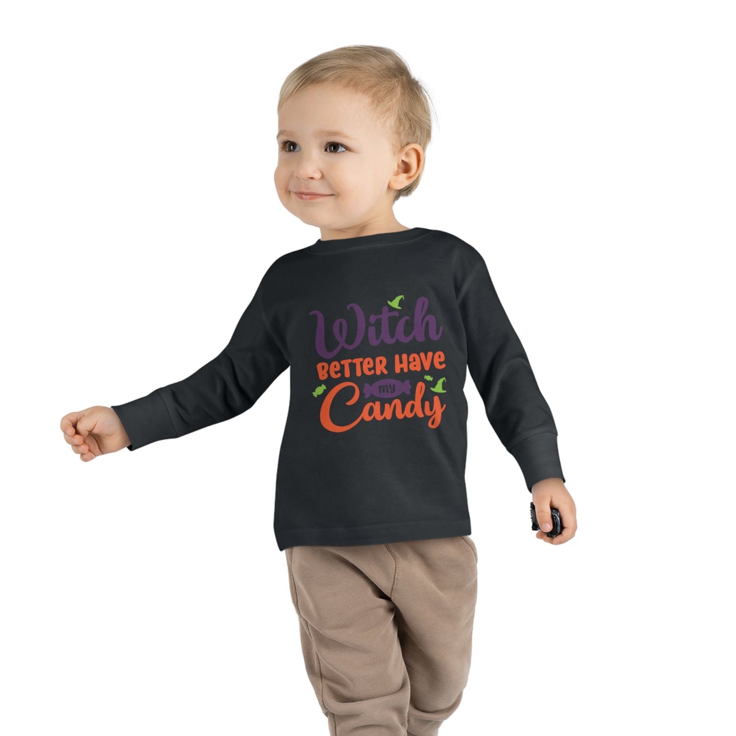 Witch Better Have My Candy - Halloween Toddler Long Sleeve Tee