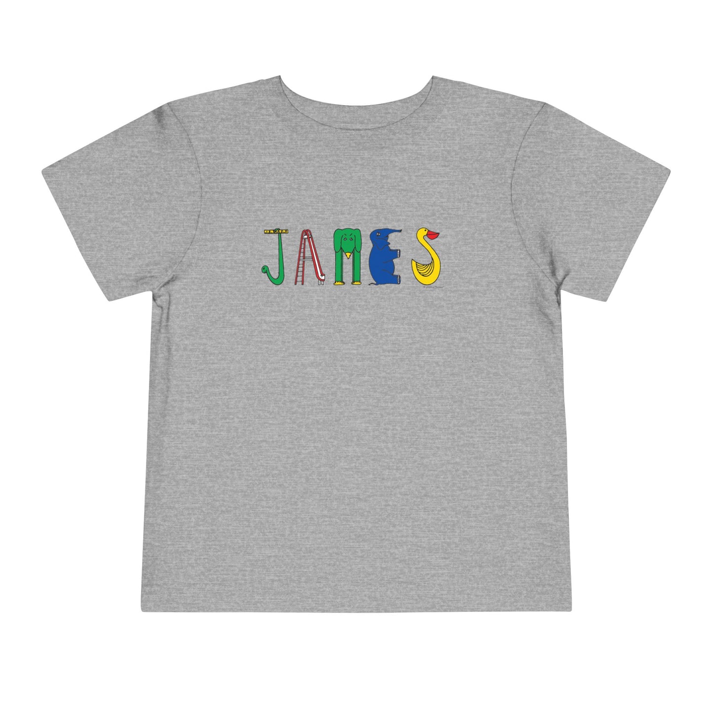 Personalized Toddler Short Sleeve Tee - Original Alphabet - Childhood Treasures
