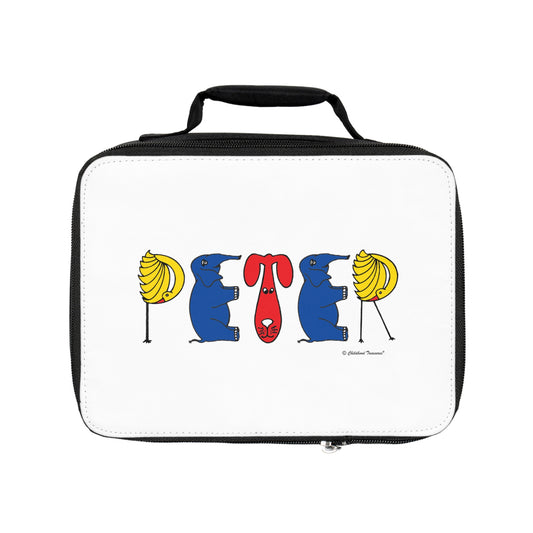 Personalized Insulated Lunch Bag - Original Alphabet