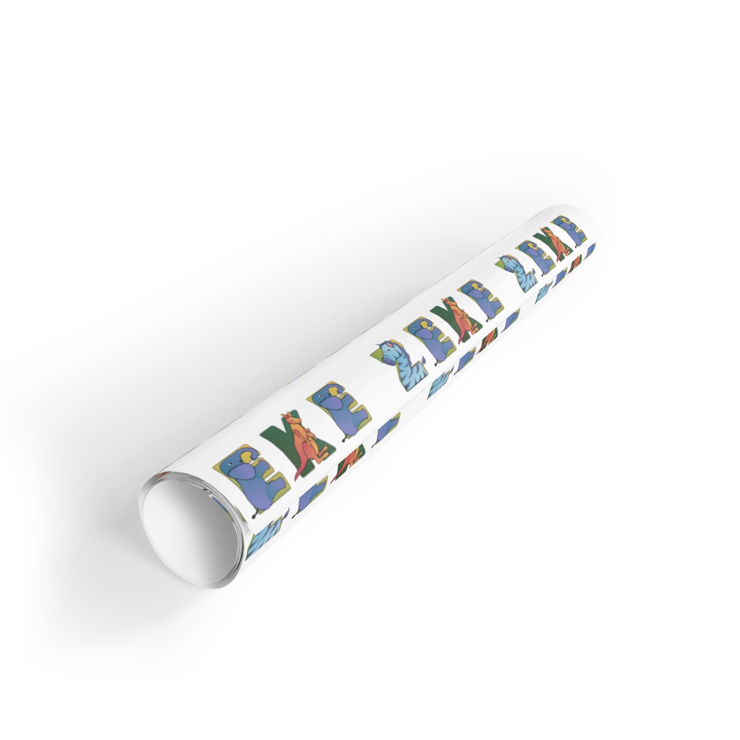Personalized Gift Wrapping Paper, 1pc - Animal Alphabet - Childhood Treasures