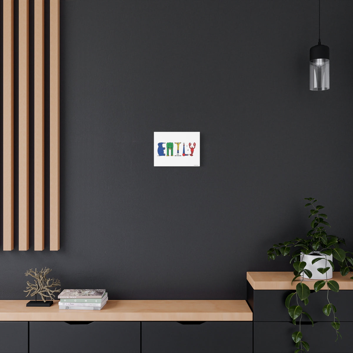 Personalized  Canvas Art - Original Alphabet