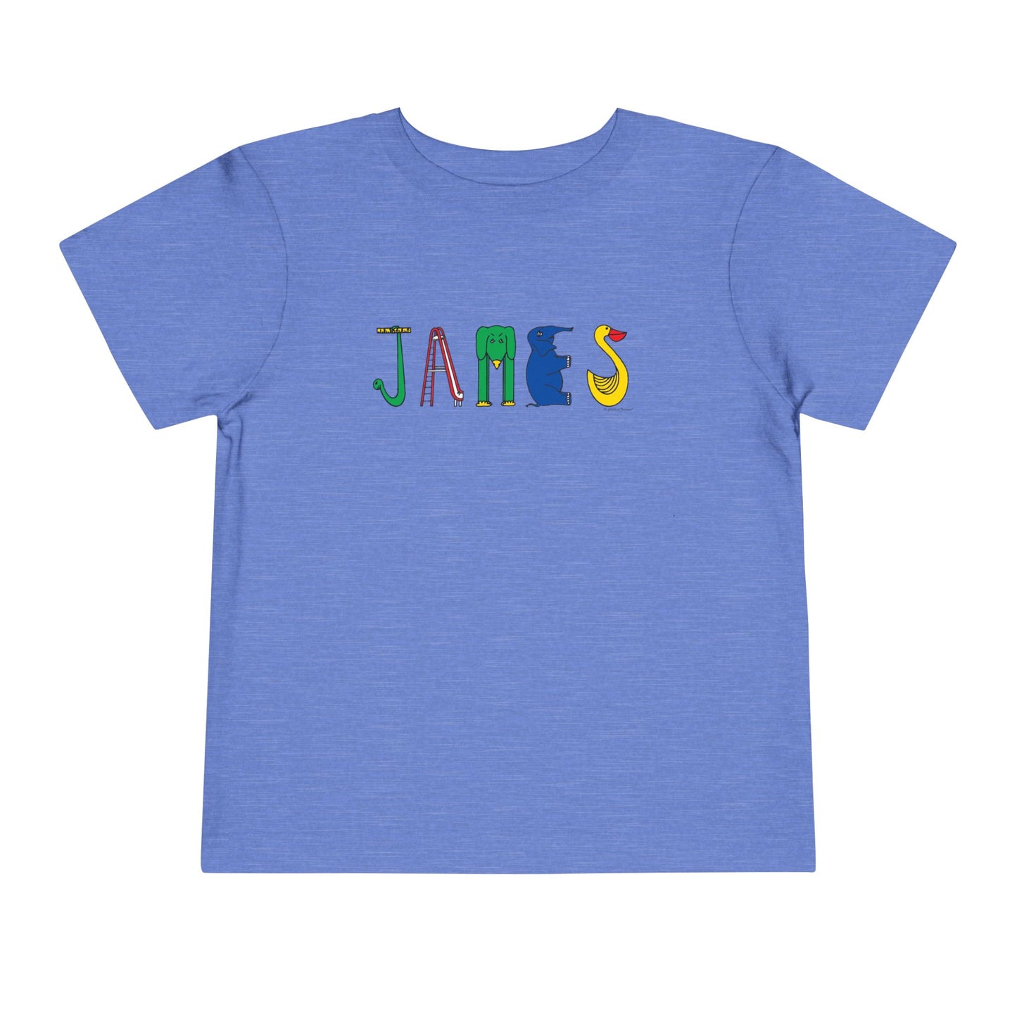Personalized Toddler Short Sleeve Tee - Original Alphabet - Childhood Treasures