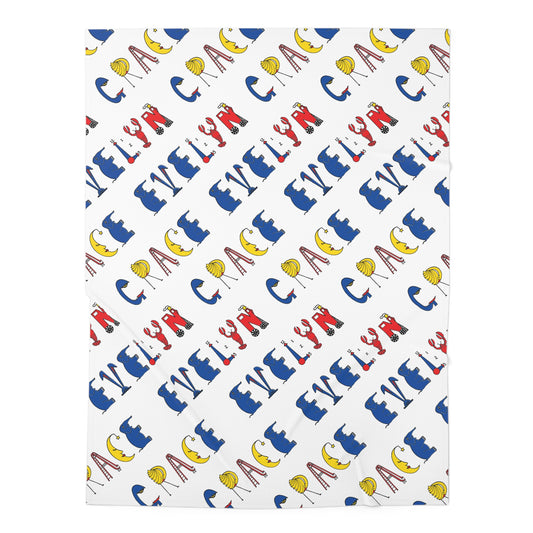 Baby Swaddle Blanket - Original Alphabet