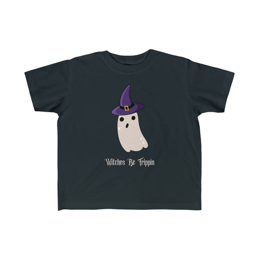 Witches Be Trippin - Halloween Toddler's Fine Jersey Tee