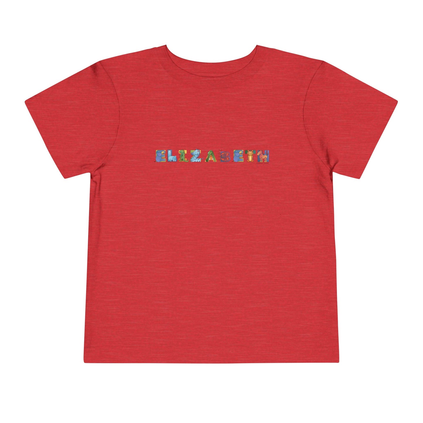 Personalized Toddler Short Sleeve Tee - Animal Alphabet - Childhood Treasures