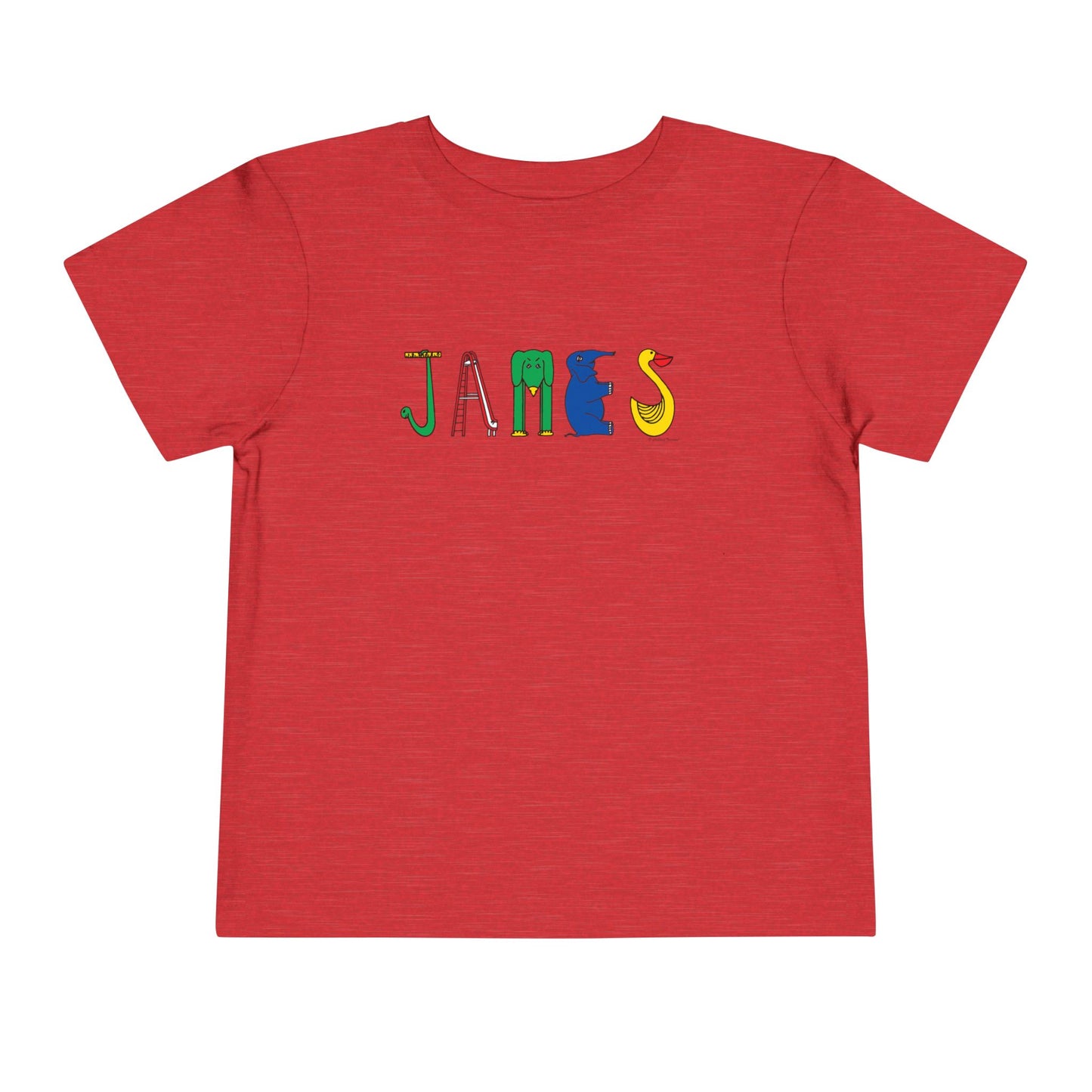 Personalized Toddler Short Sleeve Tee - Original Alphabet - Childhood Treasures