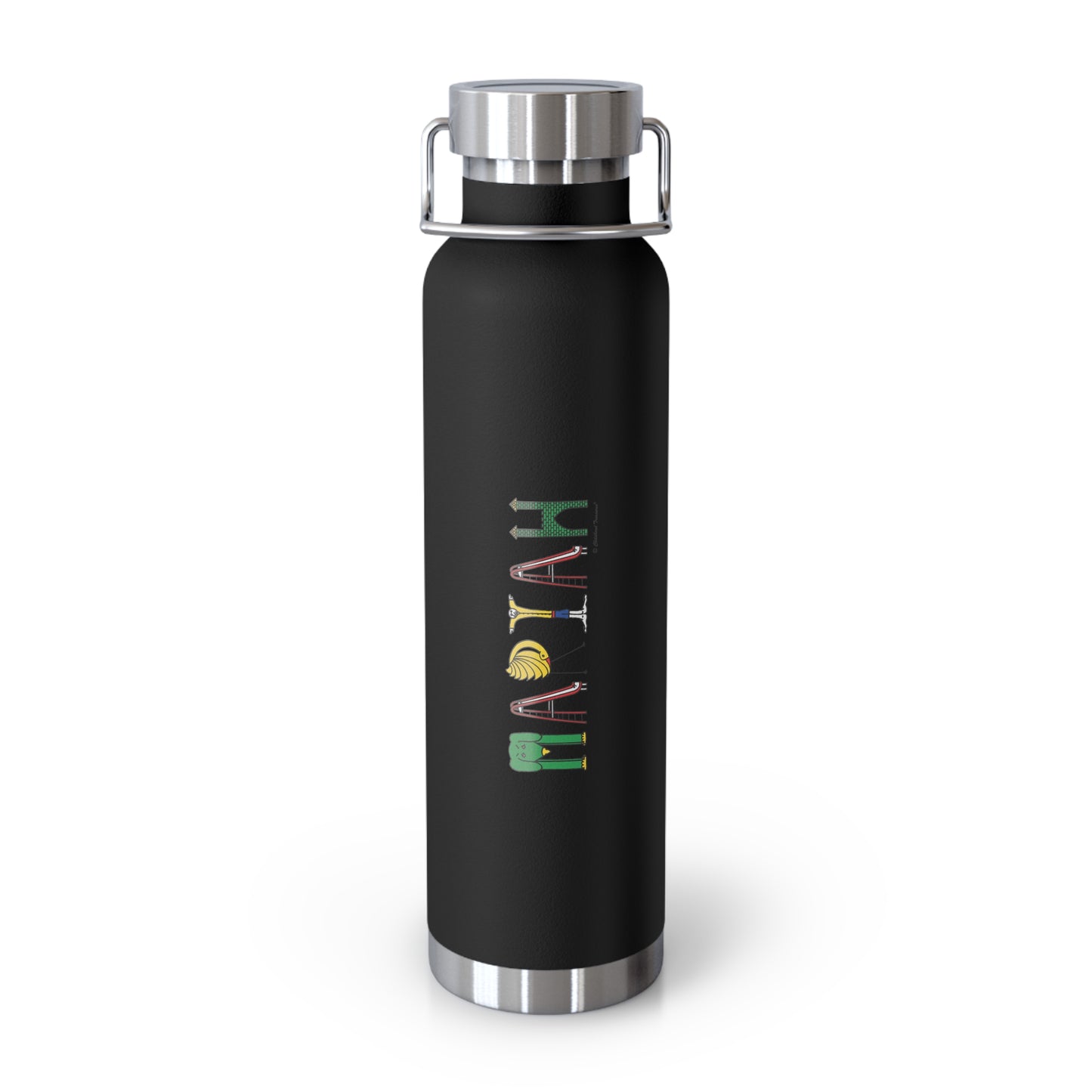 Copper Vacuum Insulated Bottle, 22oz - Original Alphabet