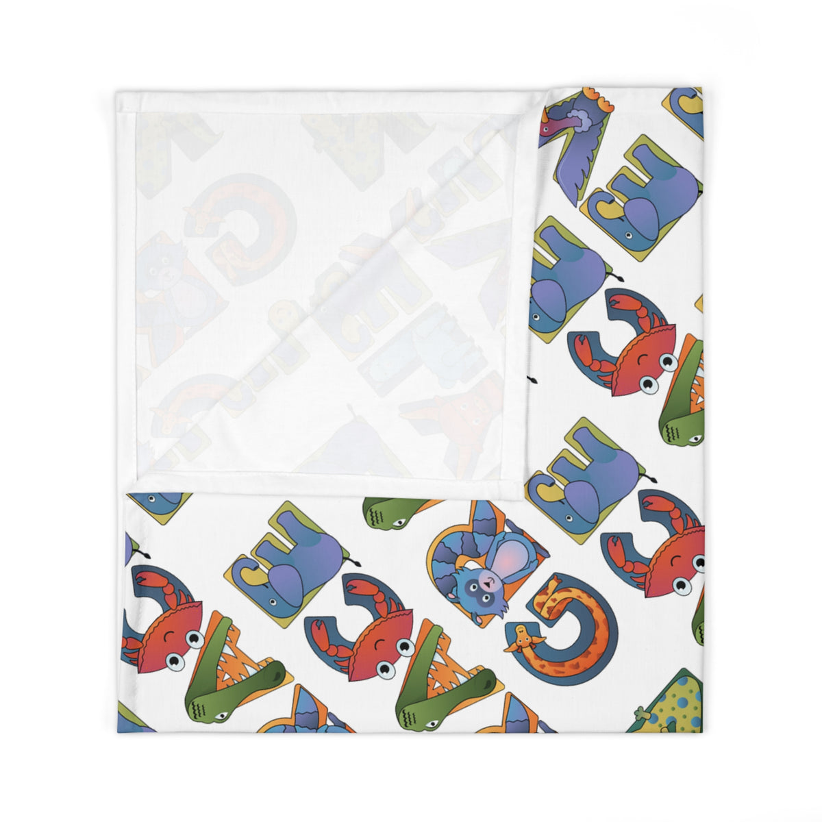 Baby Swaddle Blanket - Animal Alphabet