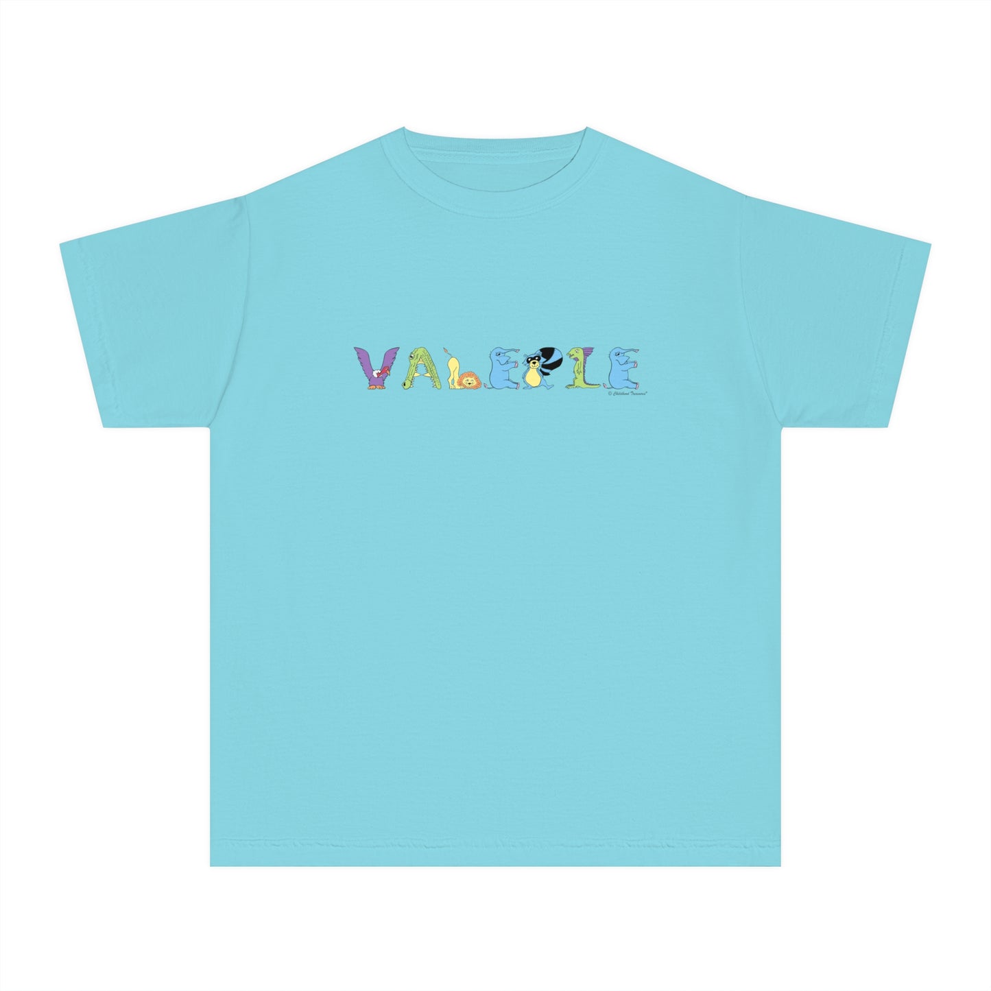 Personalized Youth Midweight Tee - Animal Alphabet - Childhood Treasures