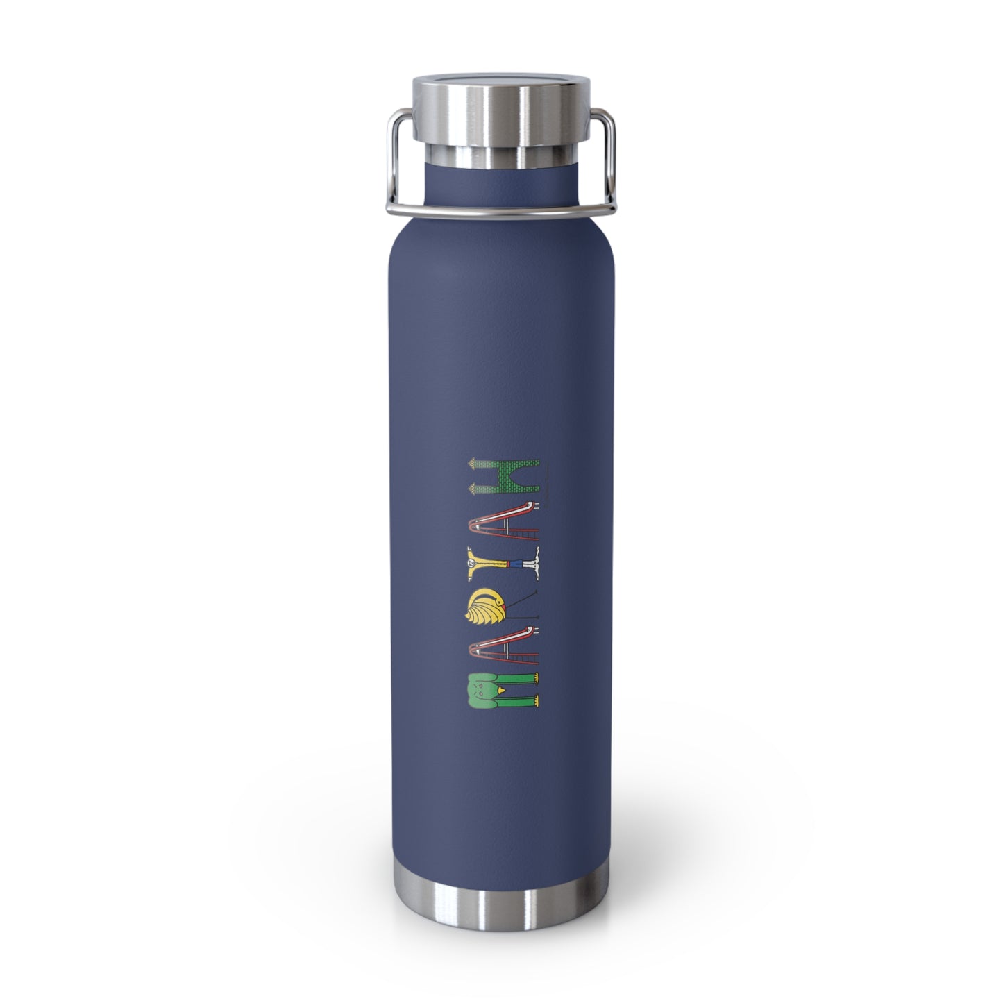 Copper Vacuum Insulated Bottle, 22oz - Original Alphabet