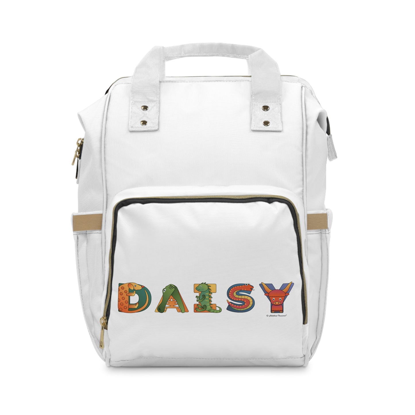 Multifunctional Diaper Backpack - Animal Alphabet