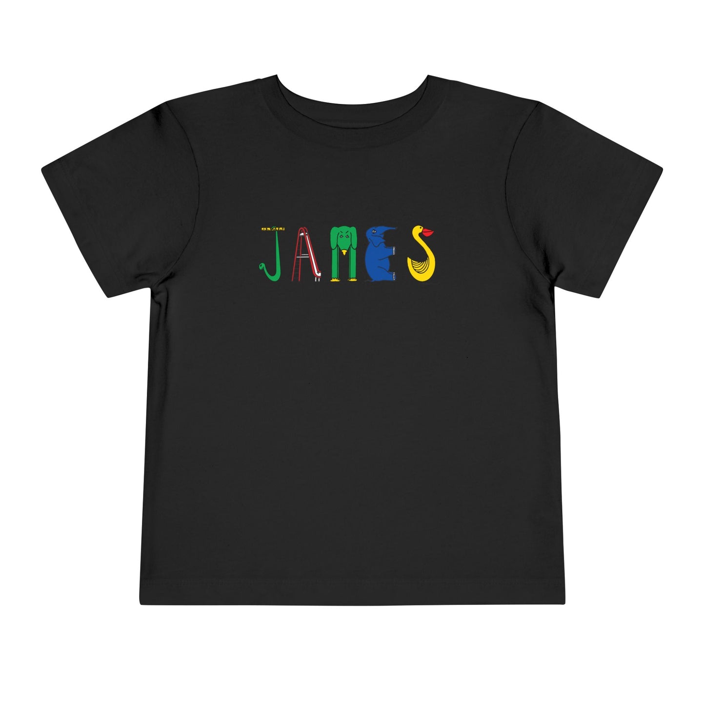 Personalized Toddler Short Sleeve Tee - Original Alphabet - Childhood Treasures