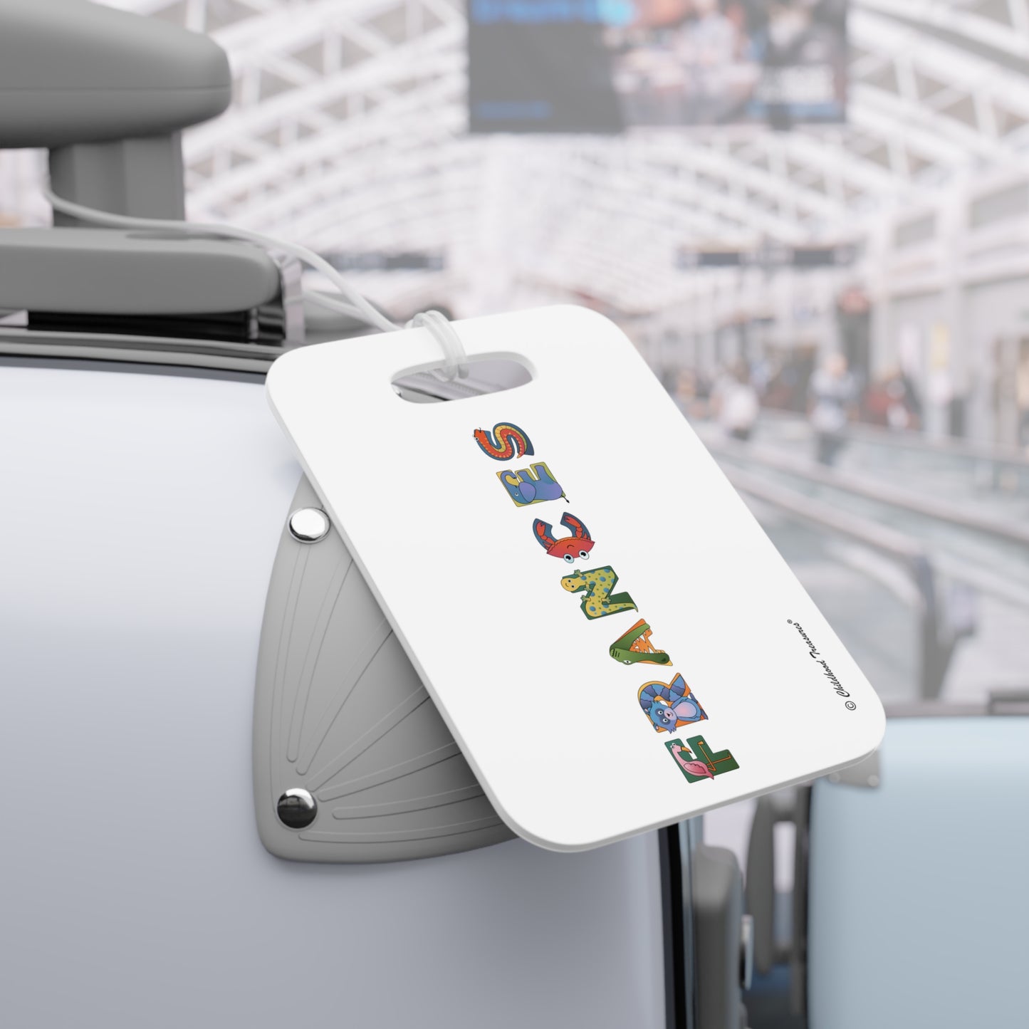 Personalized Luggage Tags - Animal Alphabet - Childhood Treasures