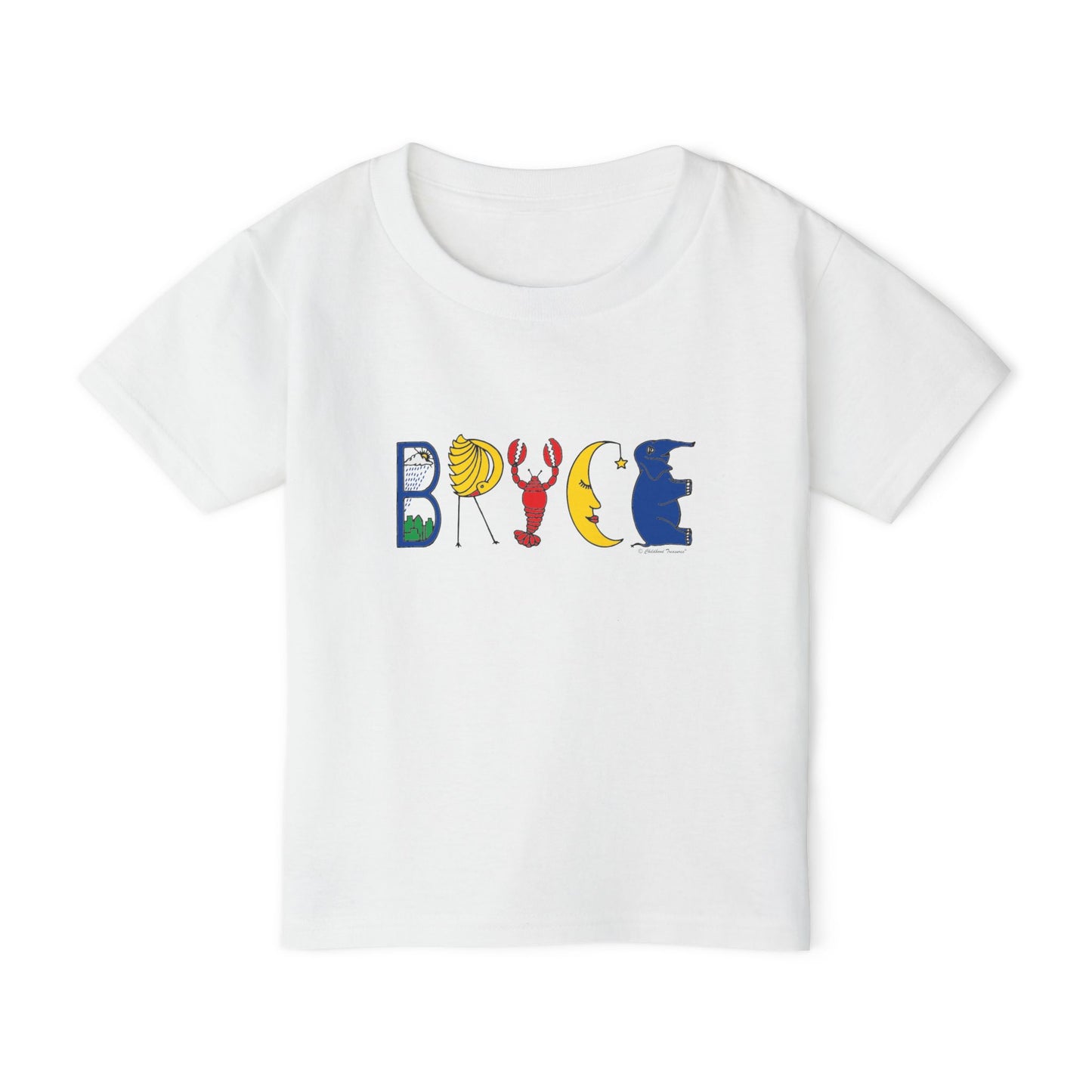 Heavy Cotton™ Toddler T-shirt - Original Alphabet
