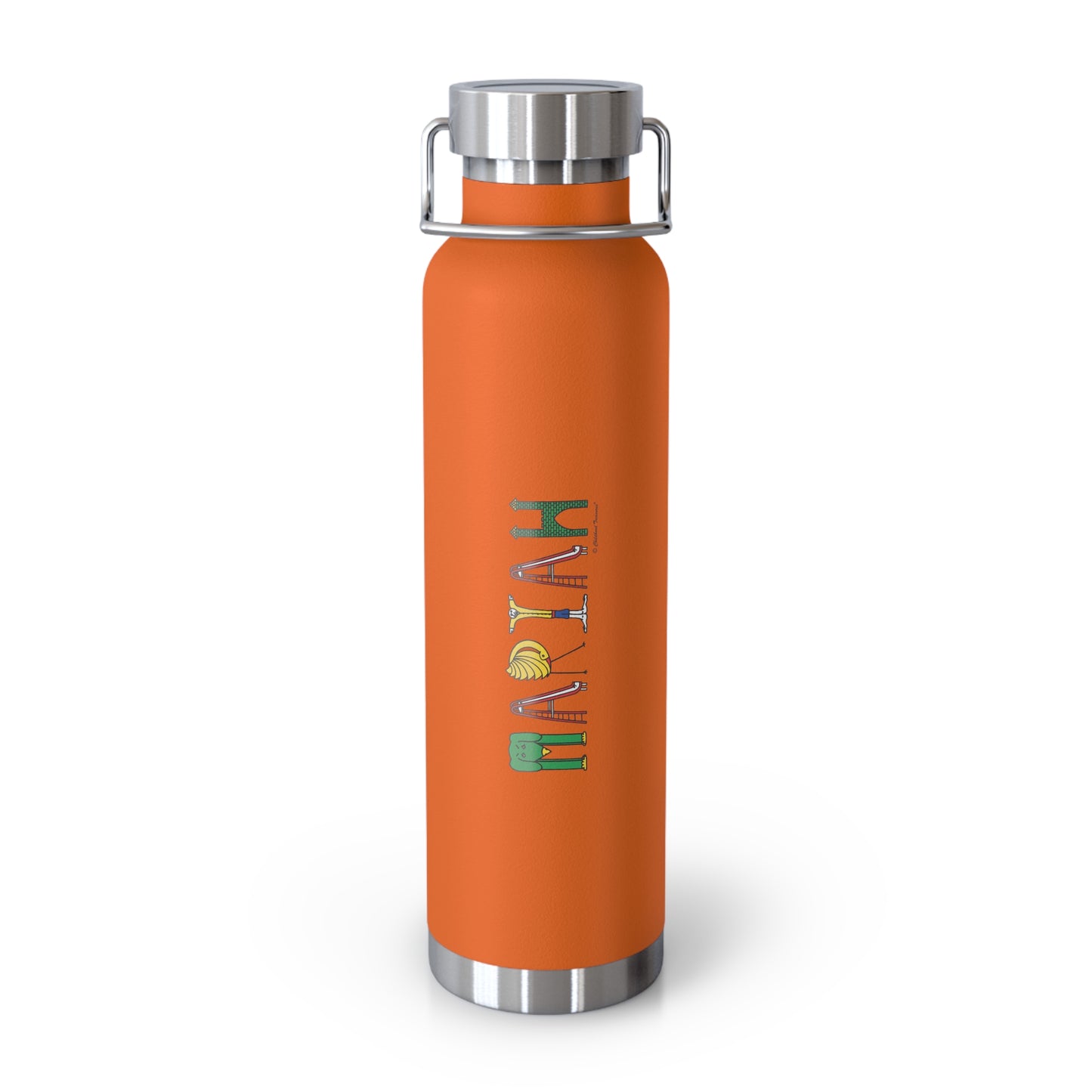 Copper Vacuum Insulated Bottle, 22oz - Original Alphabet