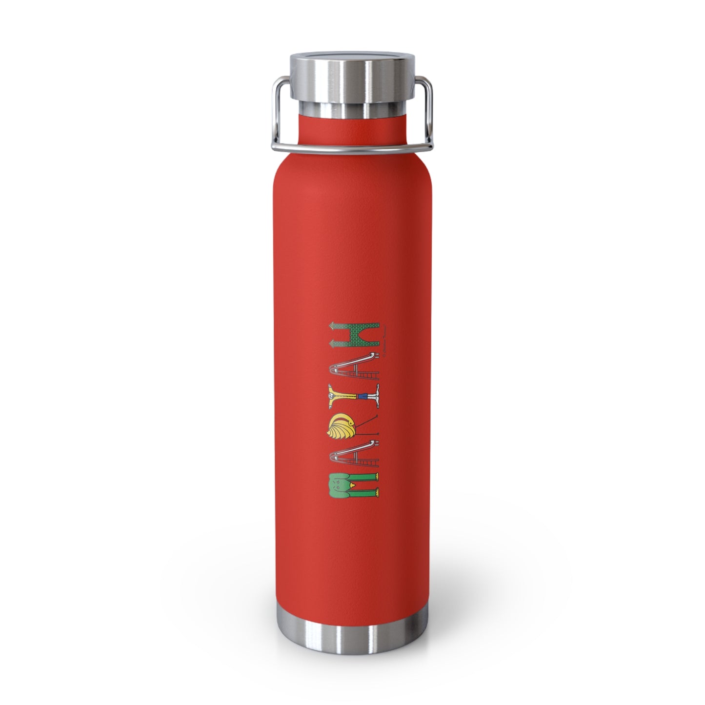 Copper Vacuum Insulated Bottle, 22oz - Original Alphabet