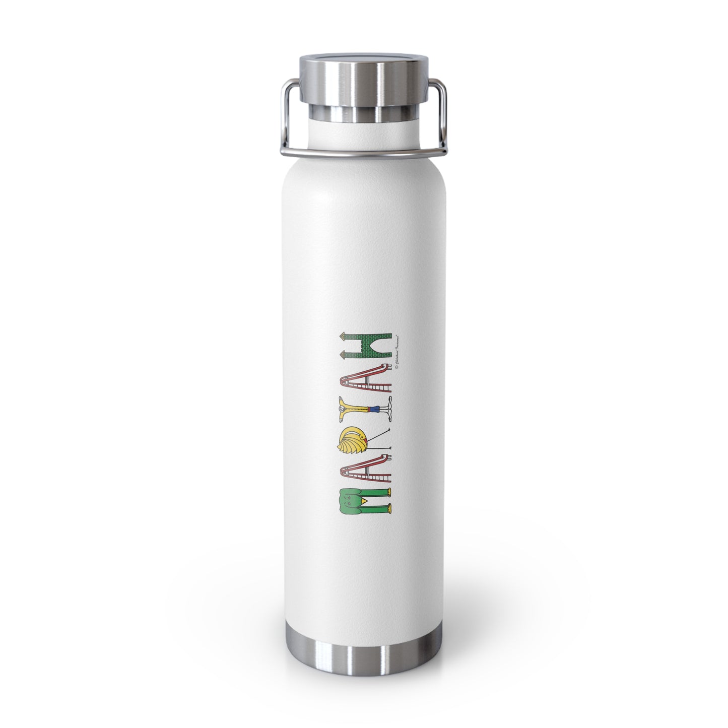 Copper Vacuum Insulated Bottle, 22oz - Original Alphabet
