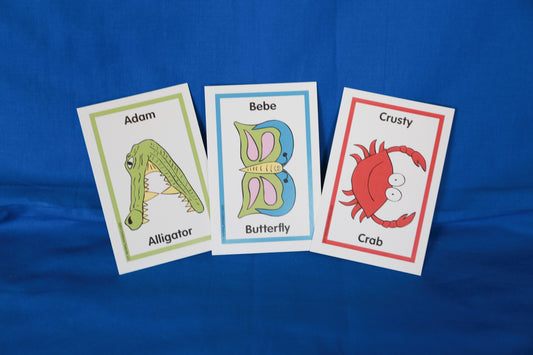 Animal Alphabet and Number Flashcards